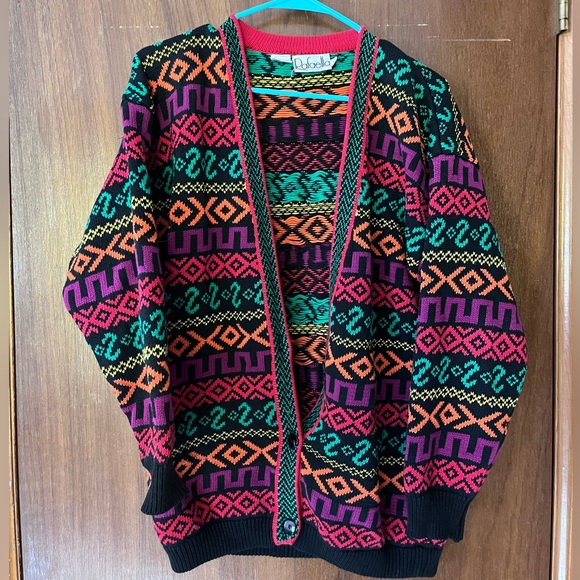 Rafaella Vintage Cardigan Sweater Medium - Picture 2 of 4